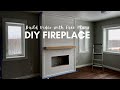 Shiplap Fireplace DIY with Free Plans