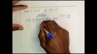 Math Basics: Calculating 40% of $100 (Simple and Clear Method)