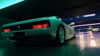 Sports Performance Ferrari Testarossa Highway Cruise Car Live Wallpaper 4K