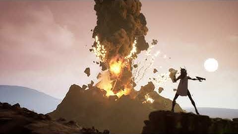 Volcano real-time - Houdini to Unreal