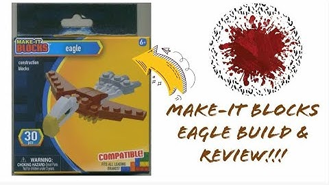 MAKE-IT BLOCK Eagle Build & Review!!!