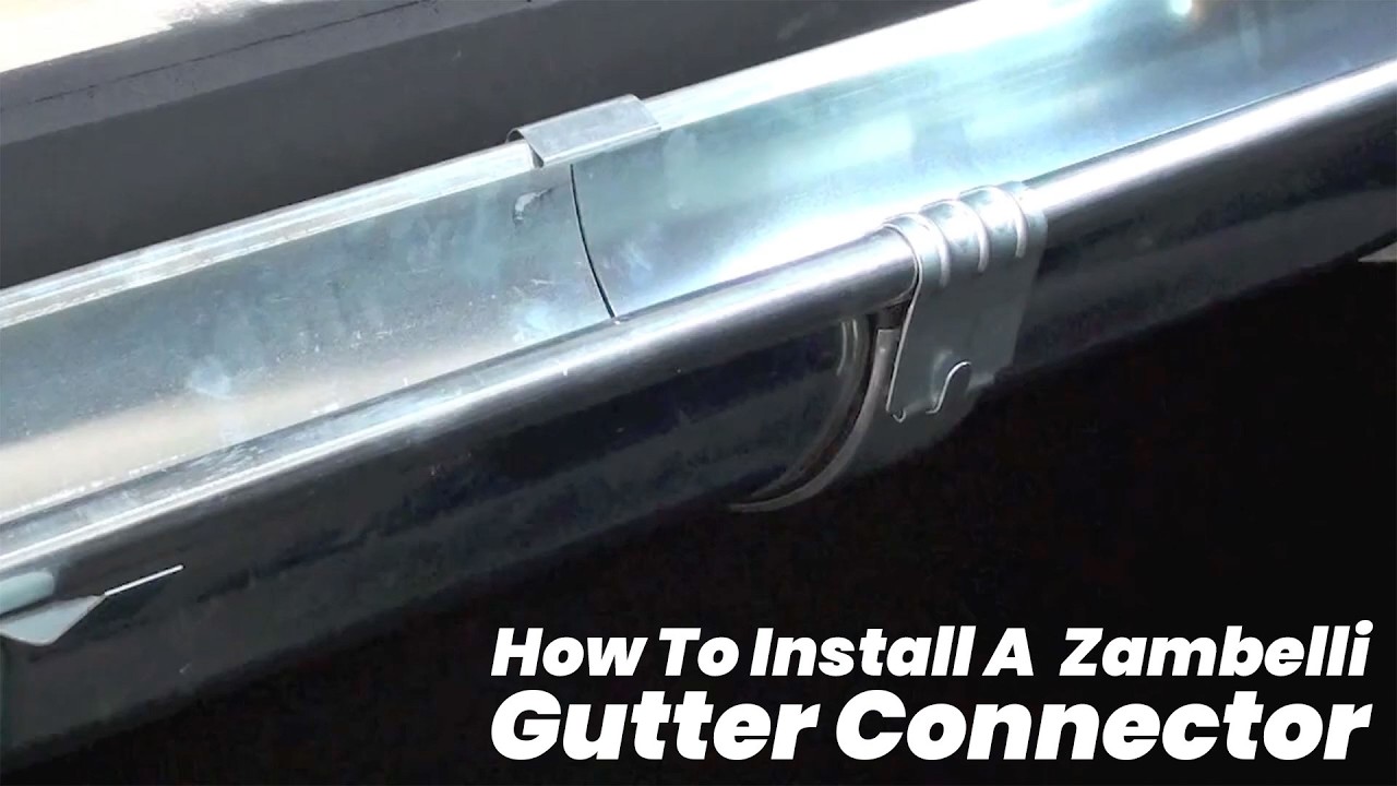 How To Install A Zambelli Gutter Connector
