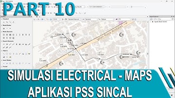 PSS Sincal | Part 10 | Simulasi Electrical dengan Maps | Aplikasi Korporat | Open Street Maps |