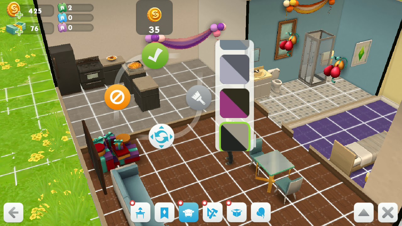 Membuat Ruangan Baru The Sims Mobile Youtube