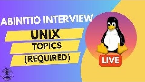 🚨**LIVE** Abinitio Unix Concepts Complete List 2025