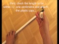 Ikea ore  tutorial on how to install the shower curtain rod