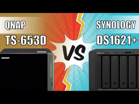 Synology DS1621+ vs QNAP TS -653D NAS Comparison