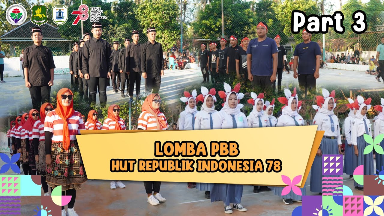 Lomba PBB Desa Tanjung memperingati HUT Republik Indonesia 78 | Part 3