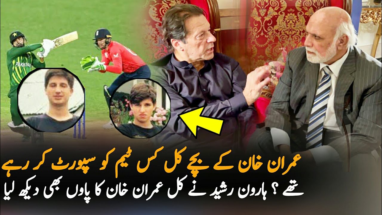 Imran Khan Sons Support Which Team In Yesterday Final? Pak Vs Eng ...