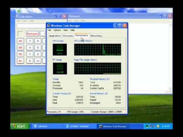 How to Windows Task Manager in XP - YouTube