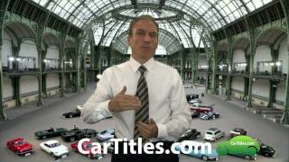 What is the process for recovering the title for a car | AFX