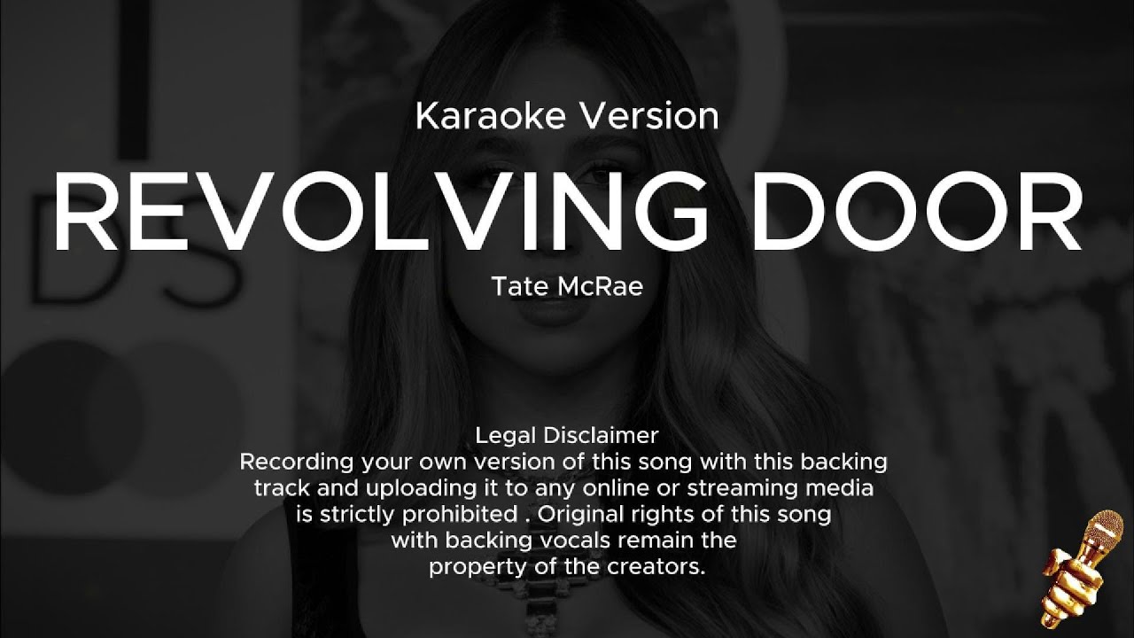 Tate McRae - Revolving door (Karaoke Version) Tate McRae - Revolving door (Karaoke Version)