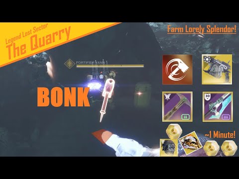 BONK THEM! The Quarry Legend Lost Sector w/ Solar 3.0 Titan - Season of the Haunted