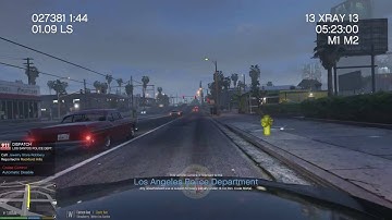GTA V | LAPD Responding Code 3 to Shots Fired (Dashcam)