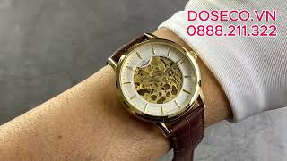 Đồng hồ nam SRWATCH Skeleton SG8891.4602 #donghochinhhang #watch #donghodeotaynam #srwatch