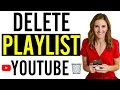 New! How to Delete Playlist on YouTube (2022-2023)