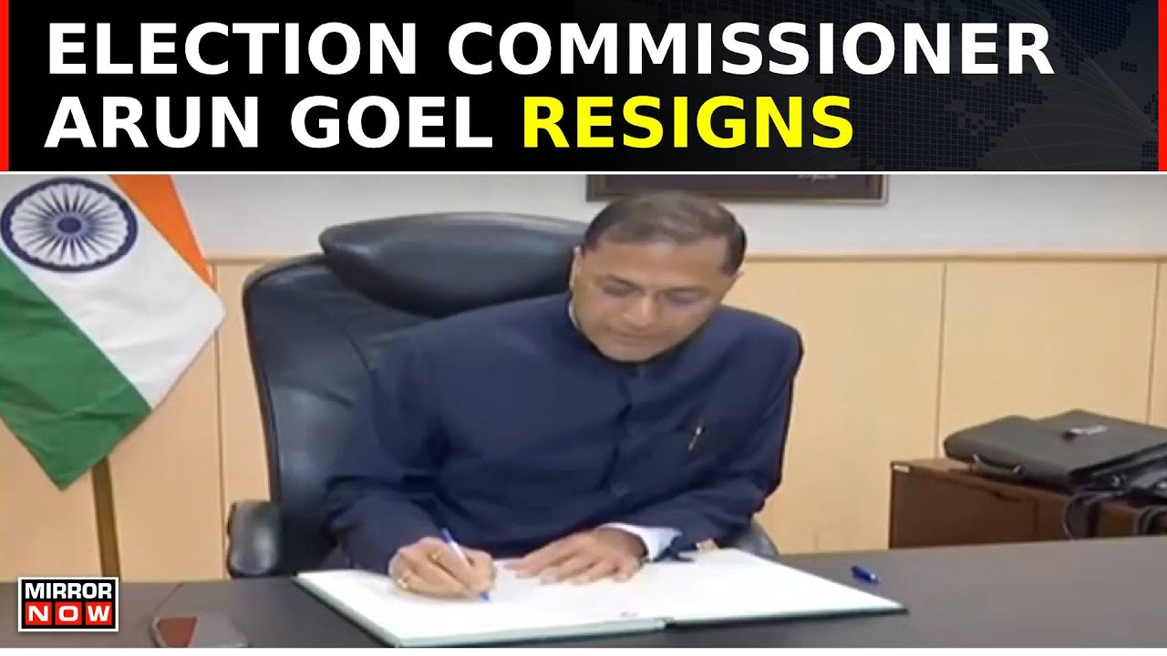 Election Commissioner Arun Goel Resigns Weeks Before 2024 Lok Sabha Elections | Latest News