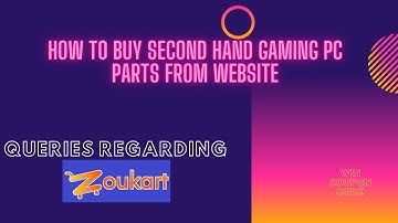 ALL QUERIES REGARDING ZOUKART.COM . BEST WEBSITE TO BUY SECOND HAND PC PARTS.