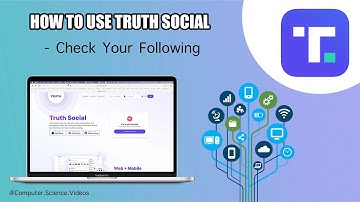 How to CHECK Your Following on TRUTH SOCIAL Using a Desktop Computer / MAC - Basic Tutorial | New