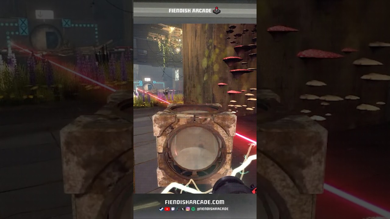 Mushrooms, cubes and lasers in Portal 2 - Stitch!