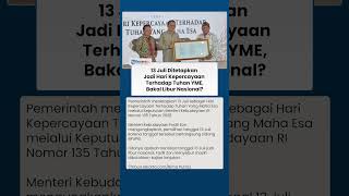 Tanggal 13 Juli Ditetapkan Jadi Hari Kepercayaan Terhadap Tuhan, Fadli Zon Jawab soal Libur Nasional Tanggal 13 Juli Ditetapkan Jadi Hari Kepercayaan Terhadap Tuhan, Fadli Zon Jawab soal Libur Nasional