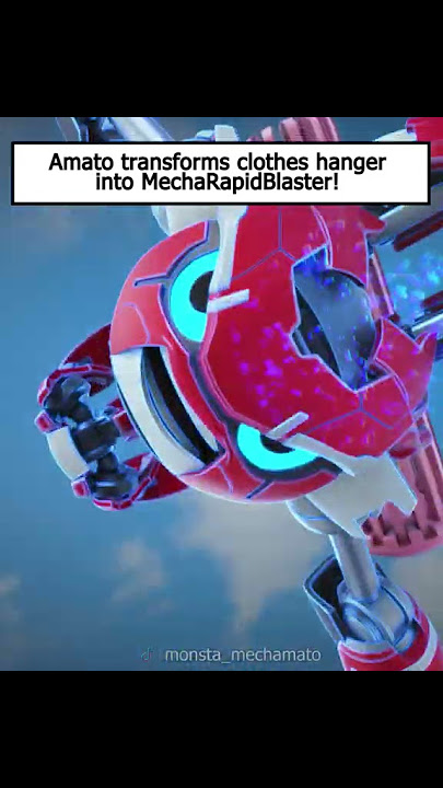 Amato transforms clothes hanger into MechaRapidBlaster!