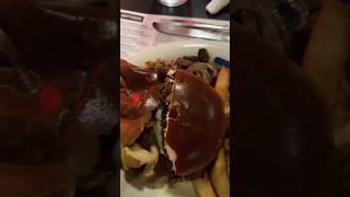 Rating the Blue Shroom Burger at Winking Lizard