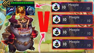 3-STAR Tahm Kench Vs 10 Meeple late Game Is Broken? | TFT SET 17 RANKED #tftset17