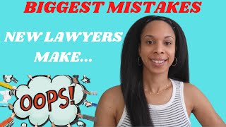 BIGGEST MISTAKES NEW LAWYERS MAKE| HOW 2 AVOID LEGAL MALPRACTICE| TOP LAWYER MISTAKES
