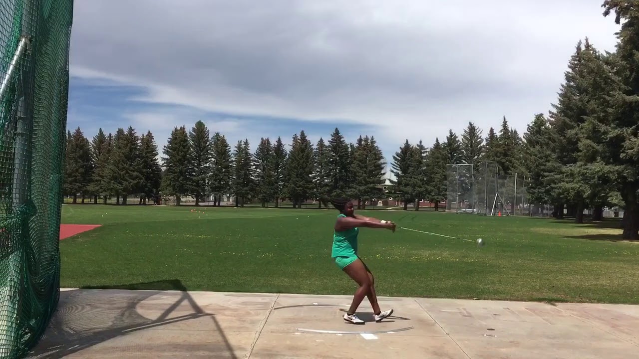 Soph Emelda Malm-Annan PR 187’ with 10lb Hammer.