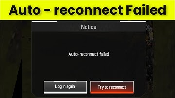 Apex Legends Mobile - Auto Reconnect Failed  - Android & Ios - 2022  -  Fix