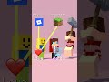 JJ Roblox vs Minecraft 😁❤️ - MAIZEN Minecraft Animation #shorts #minecraftanimation