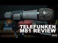 Telefunken M81 Dynamic Mic Review / Test