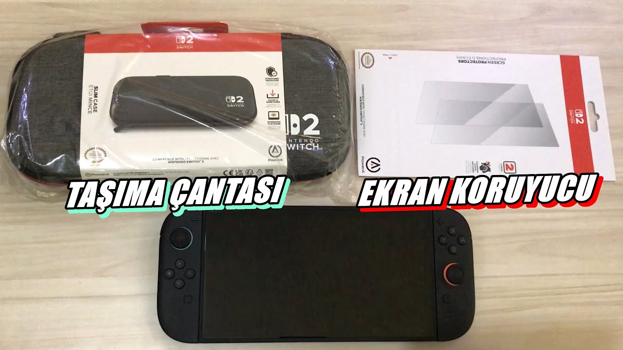Nintendo Switch 2 İçin Taşıma Çantası Ve Ekran Koruyucu Geliştirmeleri