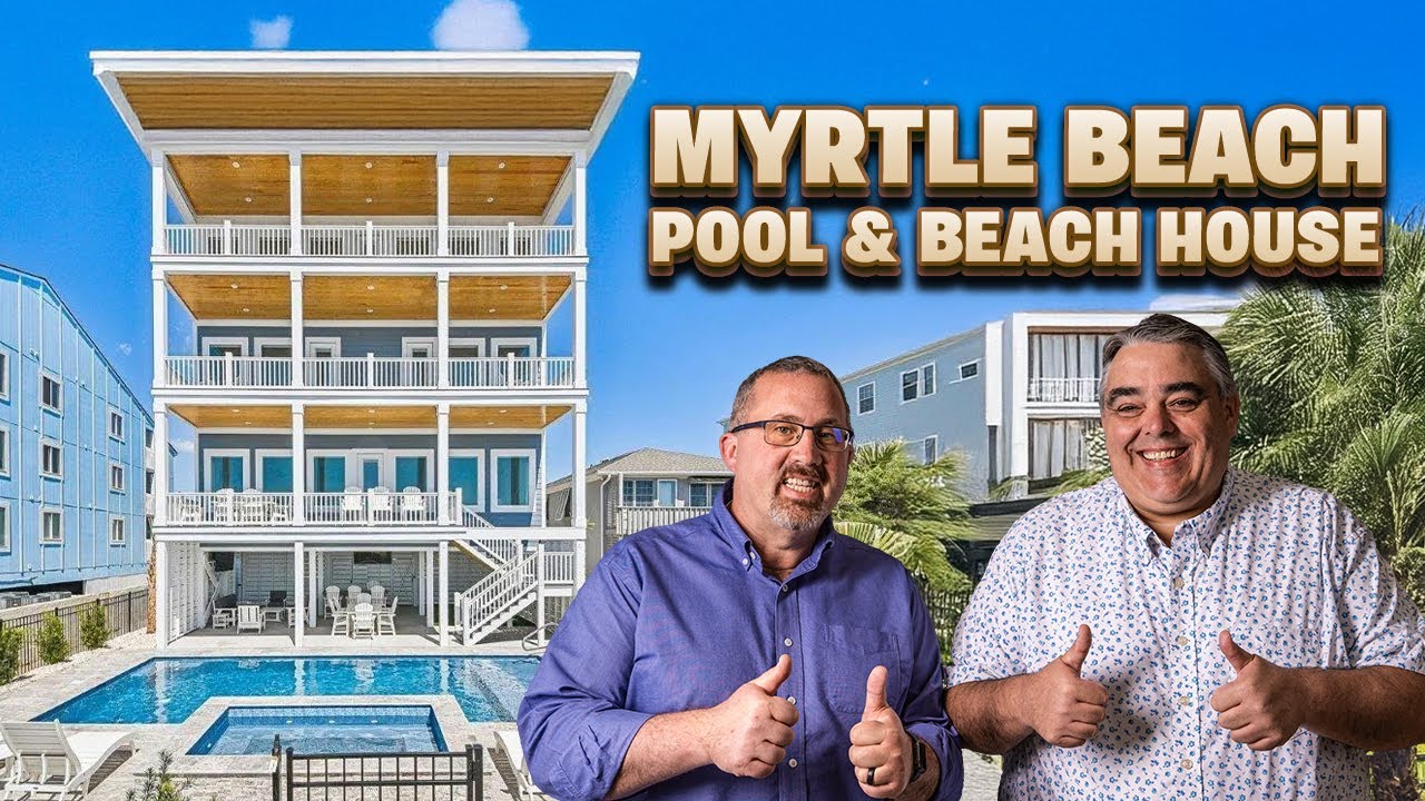 Это самый РОСКОШНЫЙ дом на берегу океана в Норт-Миртл-Бич?