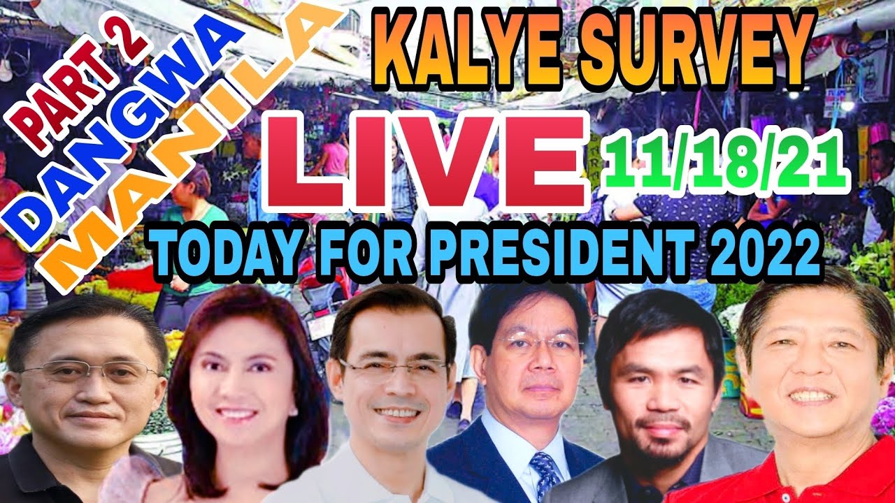 KALYE SURVEY LIVE at Part/2 DANGWA FLOWERS MARKET MANILA