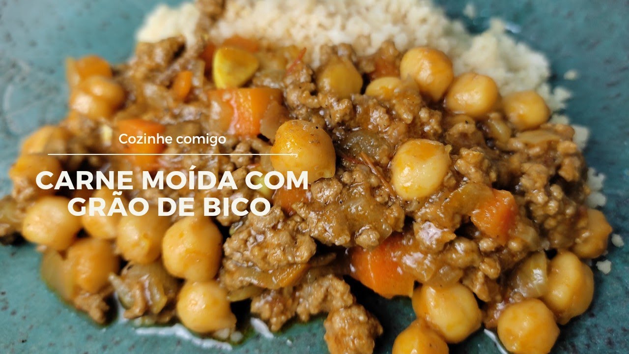 Combinação incrível: Carne moída com Grão-de-Bico I PRATO DELICIOSO da Africa