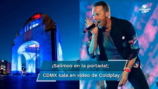 Sheinbaum y el Metrobús agradecen a Coldplay por grabar el video de “Humankind” en CDMX