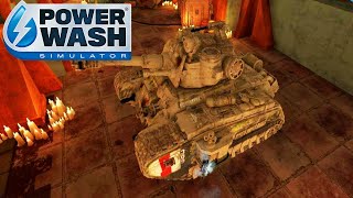 Мойка Боевой Танк Рогала Дорна - Warhammer 40,000 DLC - PowerWash Simulator