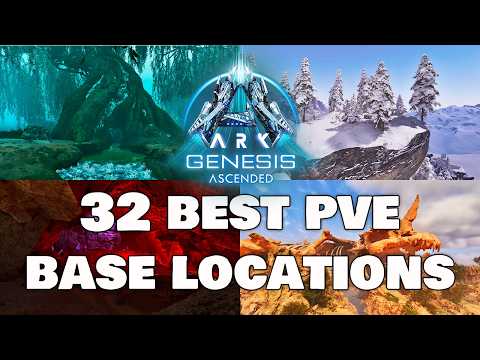 The Best PVE Base Locations for Genesis 1 - Ark Survival Ascended.