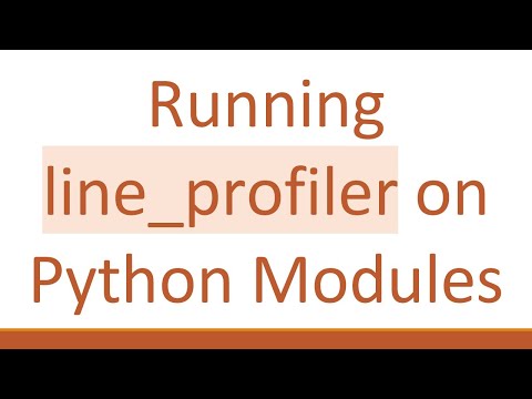 Running line_profiler on Python Modules