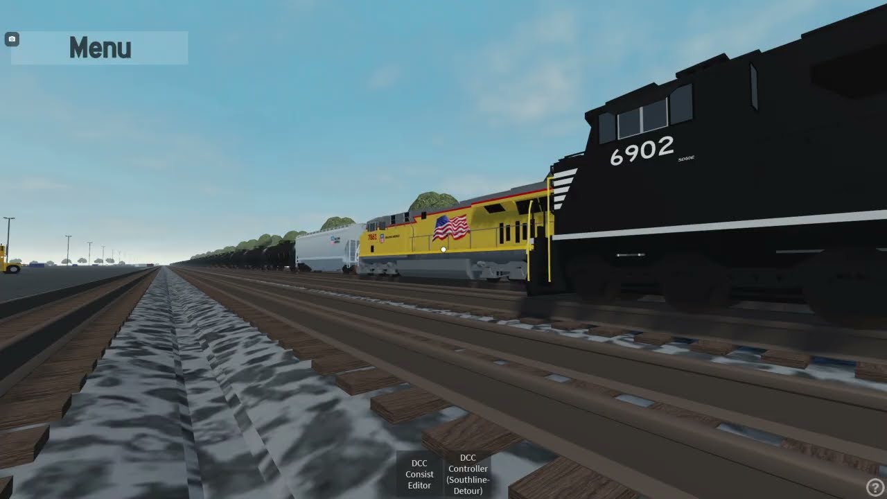 Roblox detour southline UP ACE horn battle with NS 6902