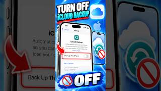 How to Turn Off iCloud Backup on iPhone | Stop iPhone Backup to iCloud