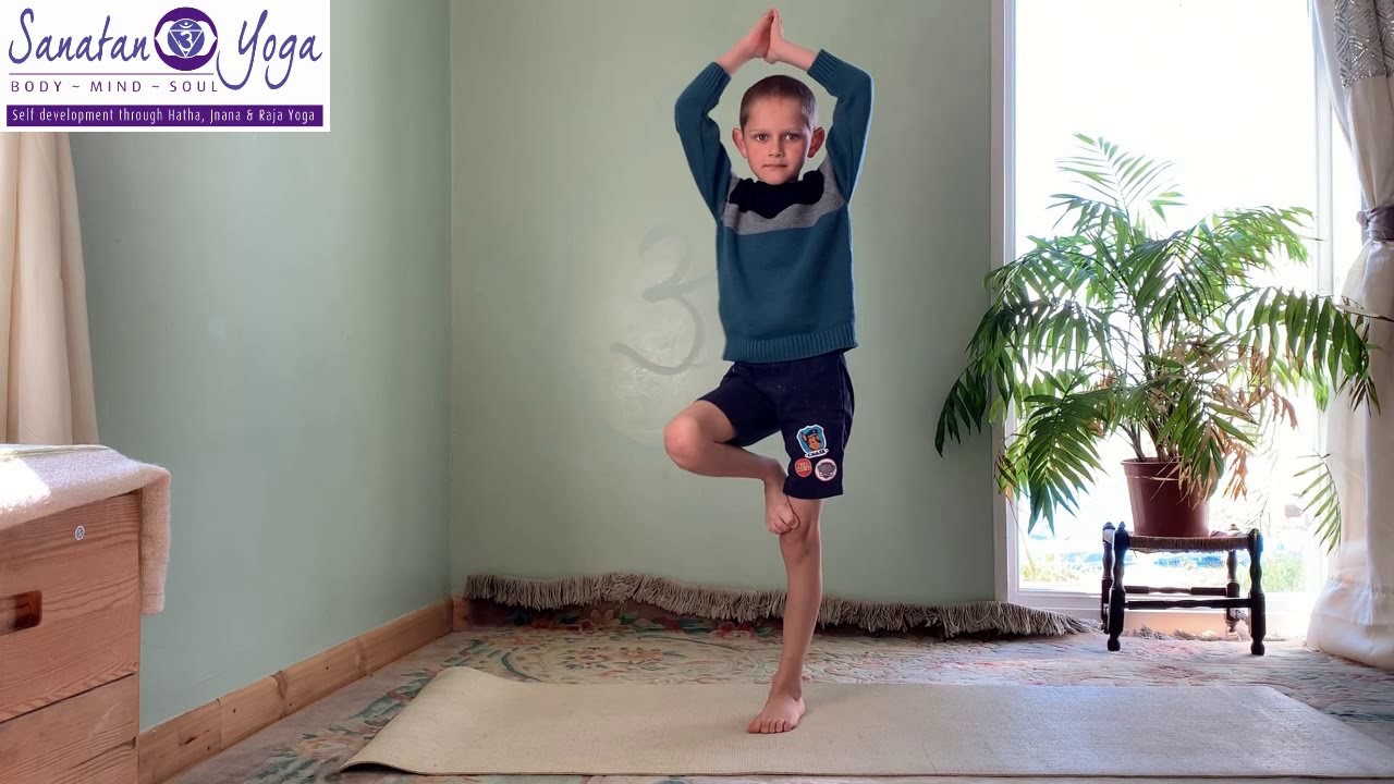 5 Yoga Poses for Kids with Dev - YouTube