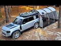  camping a un million de dollars  hitech future outdoor life  land rover defender