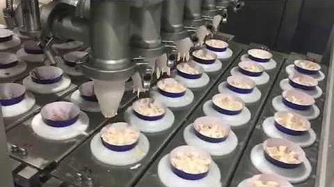 PWS Linear Ice cream Cone Filling machine ICLF6