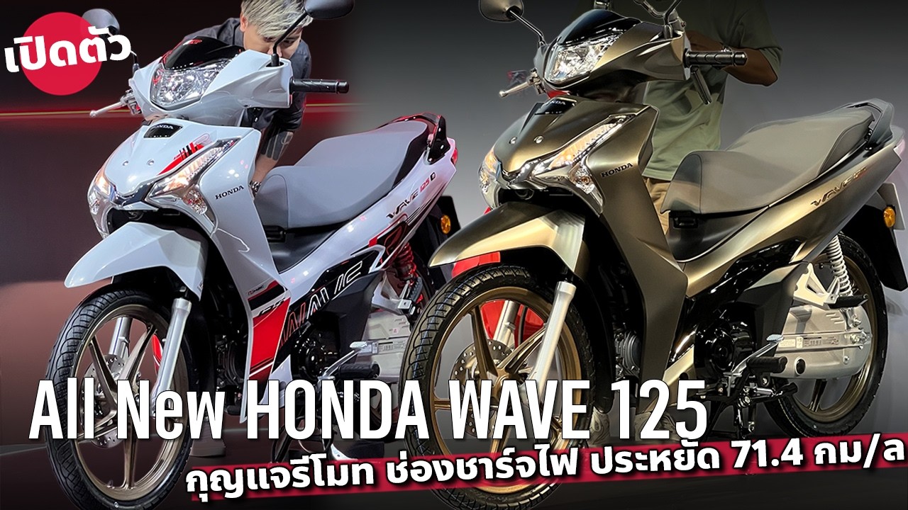 เปลี่ยนยังไง All New Honda Wave125 ตัวแต่ง Wave125R พร้อม Honda Forza350 Ohlins Edition