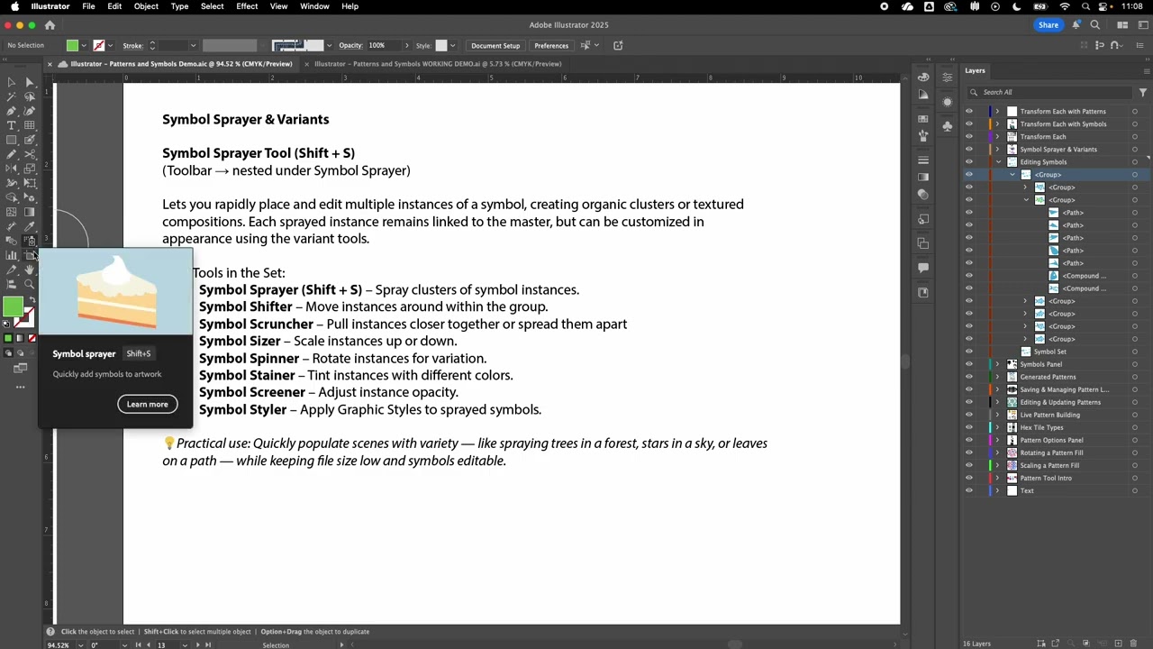 Symbol Sprayer and Variant Tools Introduction
