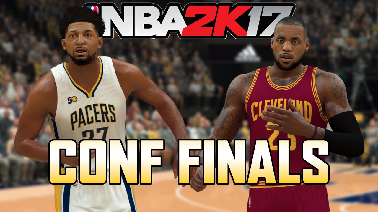 🔴LIVE NBA 2k17 MyCareer Conference Finals vs Cavs!