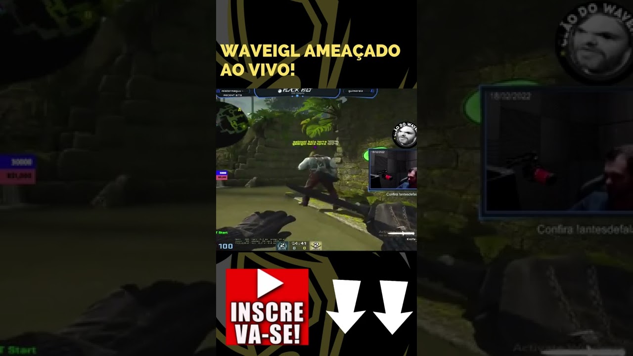 WAVE IGL sendo AMEAÇADO AO VIVO durante uma partida de CS:GO (Ele merece  isso? NÃO) 